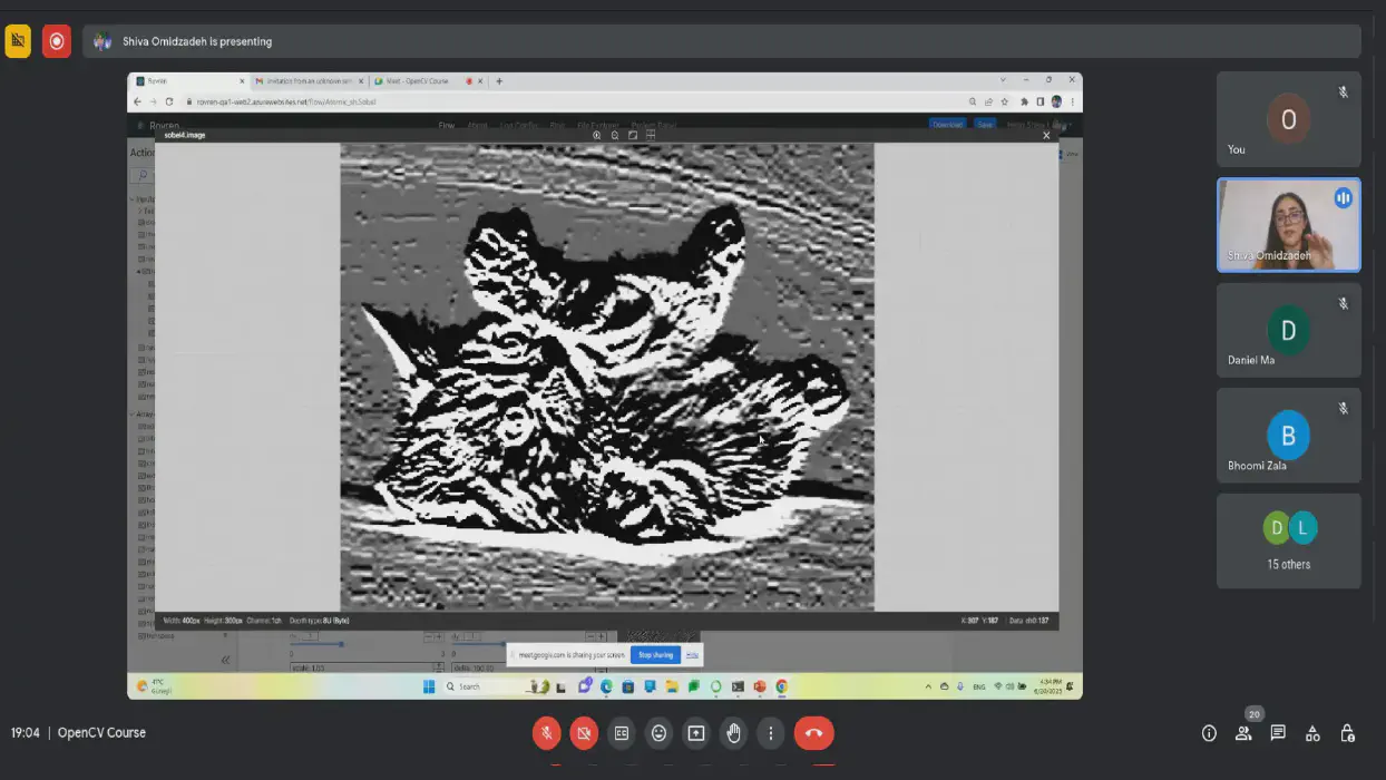 Image processing workshop by opencv